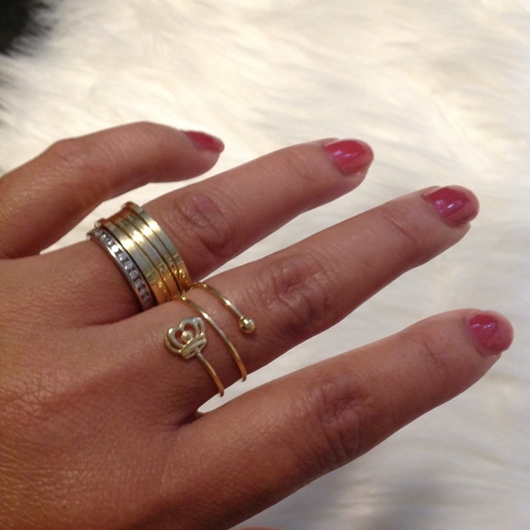 18K Real Gold Ladies ring adjustable - Picture 2 of 6